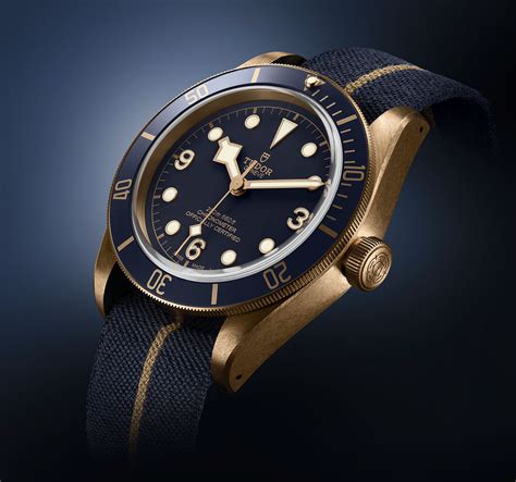 tudor black bay bronze bucherer blue edition|tudor black bay bronze strap.